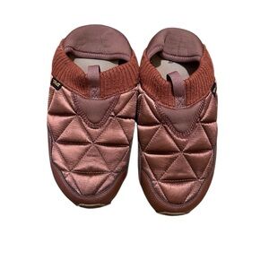 Teva Women's Quilted Sneakers in Rust Brown